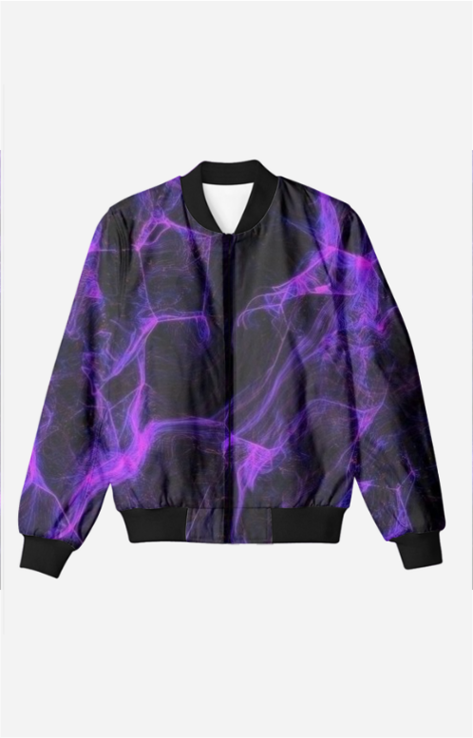 Bomber Jacket- Purple Ray