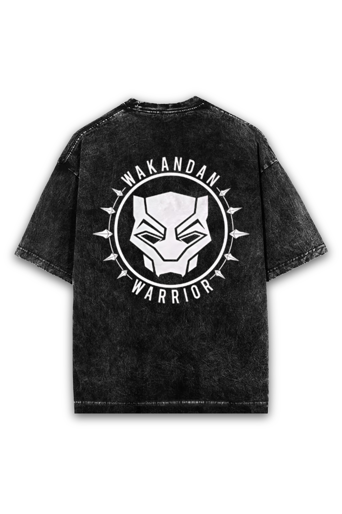 Acid Wash Tee - Marvel Black Panther