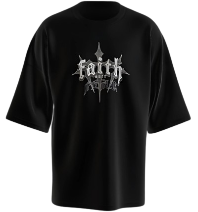 Oversized Tee  - Bat Faith